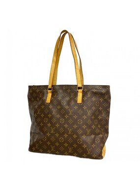 Louis Vuitton Tote Monogram Cabas Mezzo Brown